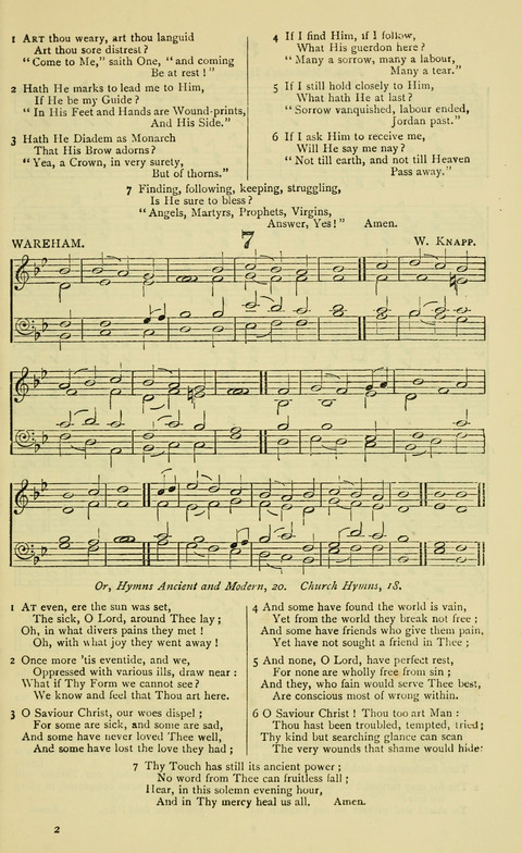 The Durham Mission Tune Book: with supplement, containting one hundred and fifty-nine hymn tunes, chants and litanies for the durham mission hymn-book (2nd ed.) page 5