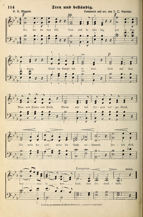 Die Palme No. 3: für Kirchen-Chöre, Sänger, u.s.w. page 114