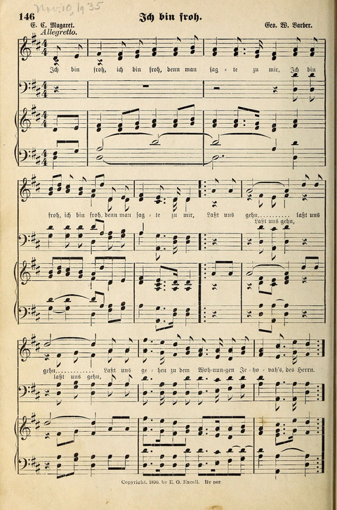 Die Palme No. 3: für Kirchen-Chöre, Sänger, u.s.w. page 146