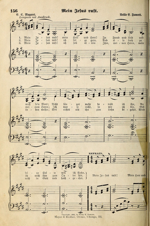 Die Palme No. 3: für Kirchen-Chöre, Sänger, u.s.w. page 156