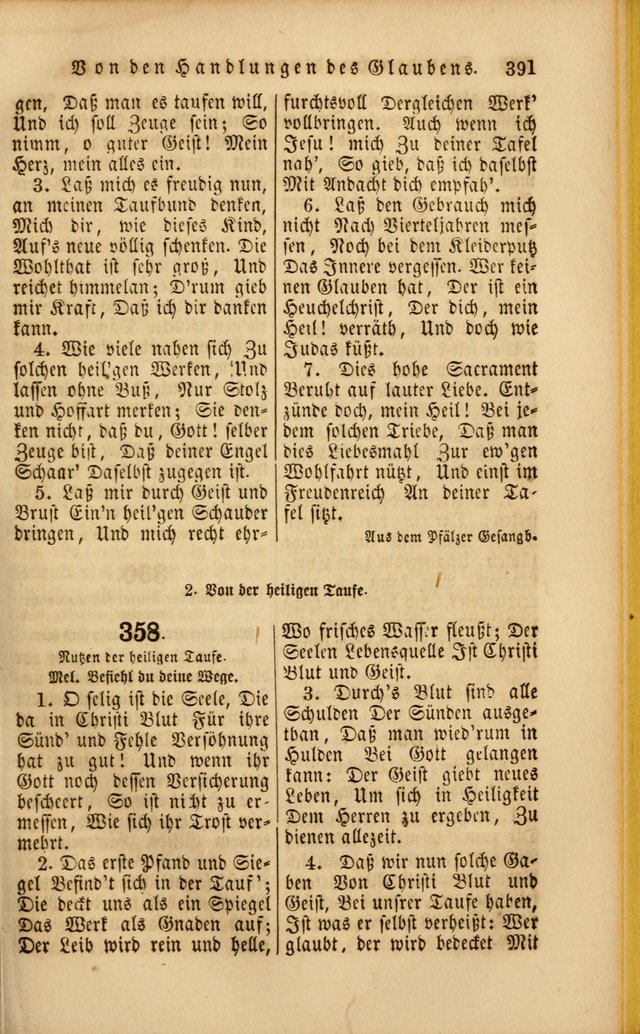 Die Psalmen Davids: nebst einer Sammlung Geistlicher lieder für Oeffentlichen und Privat-Gottesdienst page 393
