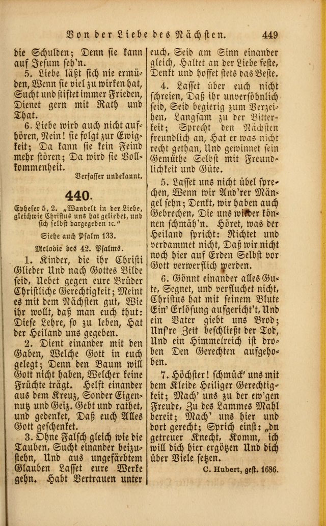 Die Psalmen Davids: nebst einer Sammlung Geistlicher lieder für Oeffentlichen und Privat-Gottesdienst page 451