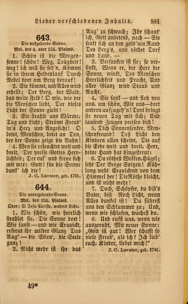 Die Psalmen Davids: nebst einer Sammlung Geistlicher lieder für Oeffentlichen und Privat-Gottesdienst page 583