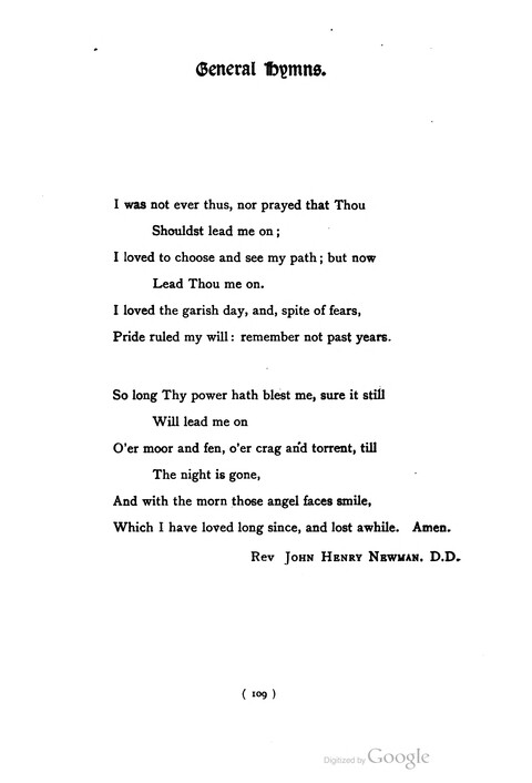 The Day School Hymn Book: with tunes (New and enlarged edition) page 109