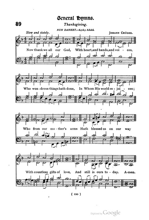The Day School Hymn Book: with tunes (New and enlarged edition) page 120