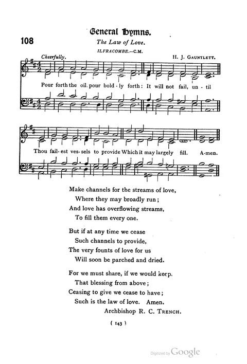 The Day School Hymn Book: with tunes (New and enlarged edition) page 143