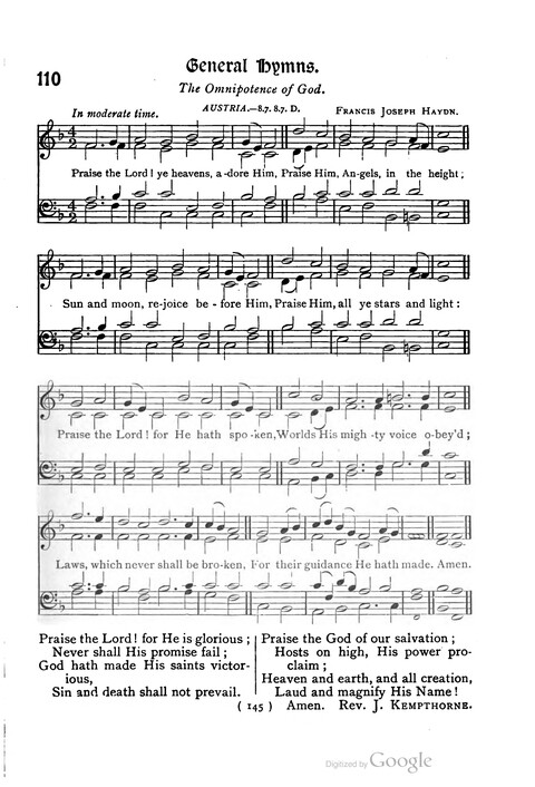 The Day School Hymn Book: with tunes (New and enlarged edition) page 145