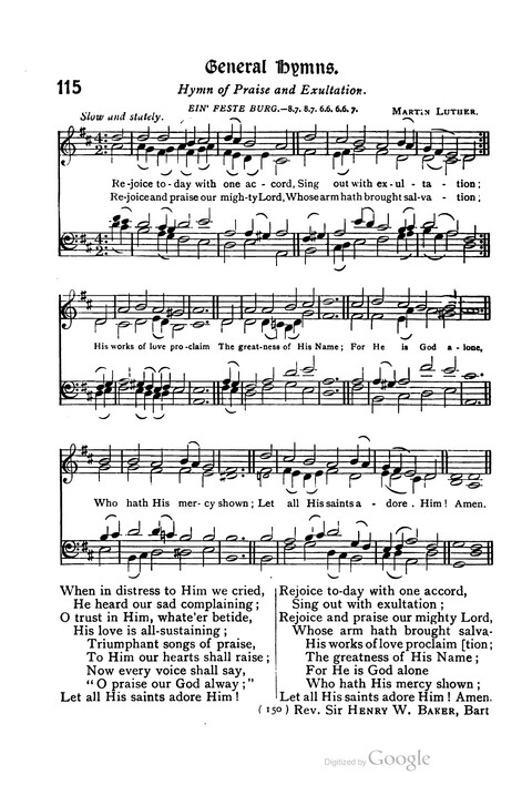 The Day School Hymn Book: with tunes (New and enlarged edition) page 150