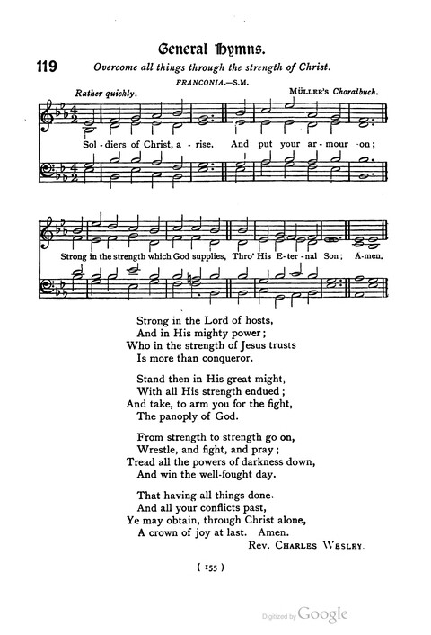 The Day School Hymn Book: with tunes (New and enlarged edition) page 155