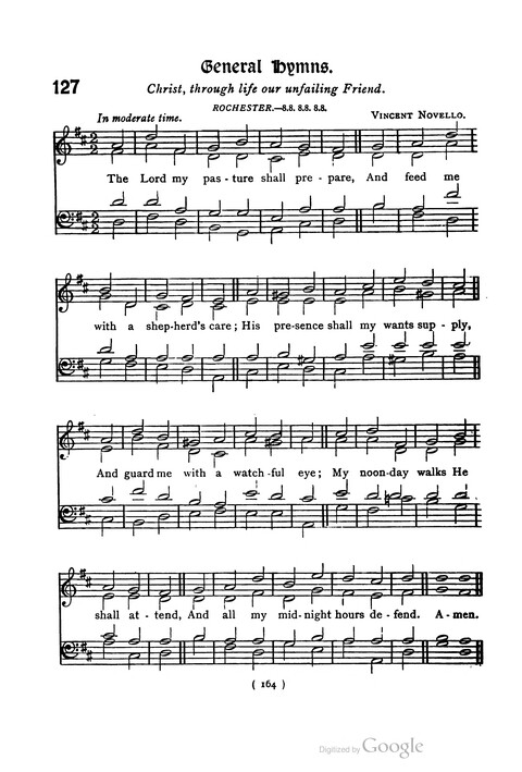 The Day School Hymn Book: with tunes (New and enlarged edition) page 164