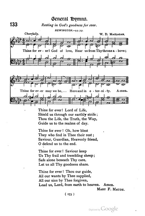 The Day School Hymn Book: with tunes (New and enlarged edition) page 173