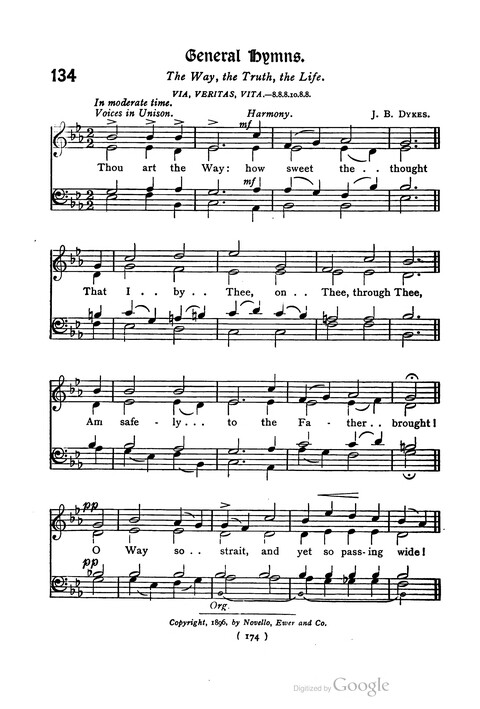 The Day School Hymn Book: with tunes (New and enlarged edition) page 174