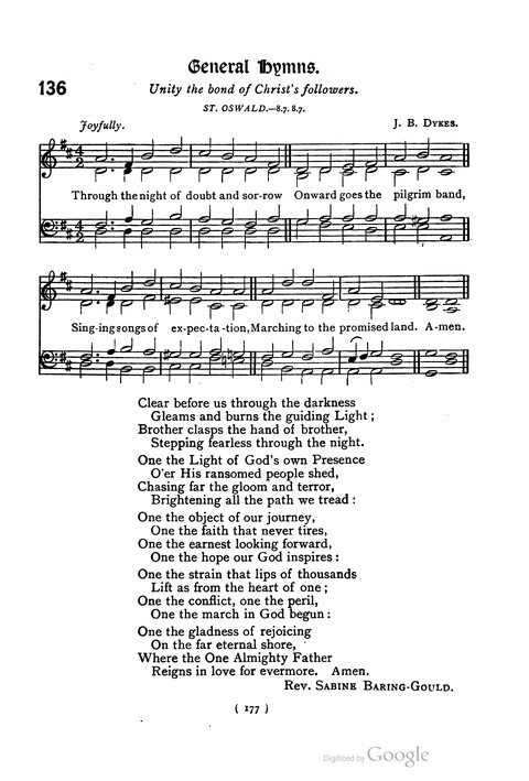 The Day School Hymn Book: with tunes (New and enlarged edition) page 177