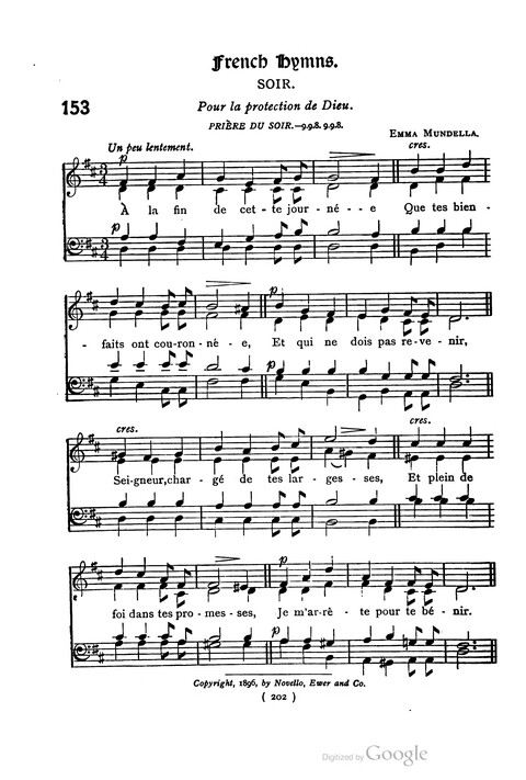The Day School Hymn Book: with tunes (New and enlarged edition) page 202