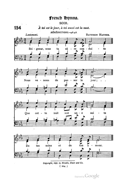 The Day School Hymn Book: with tunes (New and enlarged edition) page 204