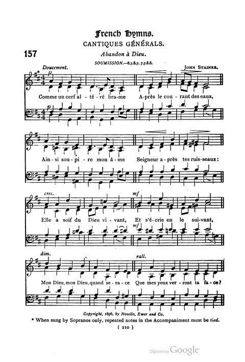 The Day School Hymn Book: with tunes (New and enlarged edition) page 210