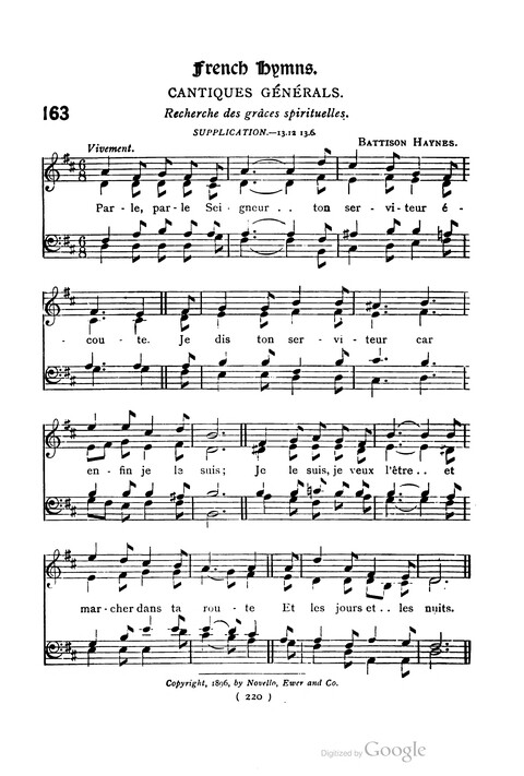 The Day School Hymn Book: with tunes (New and enlarged edition) page 220