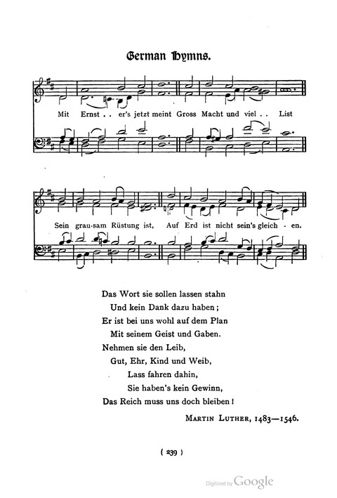The Day School Hymn Book: with tunes (New and enlarged edition) page 239