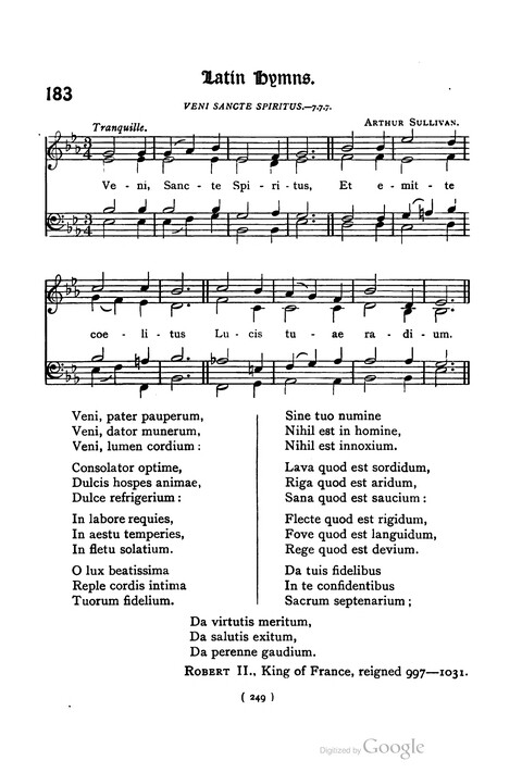 The Day School Hymn Book: with tunes (New and enlarged edition) page 249
