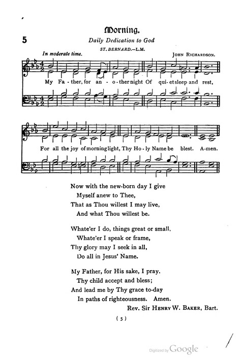 The Day School Hymn Book: with tunes (New and enlarged edition) page 5