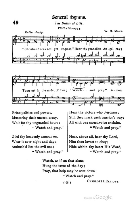 The Day School Hymn Book: with tunes (New and enlarged edition) page 68