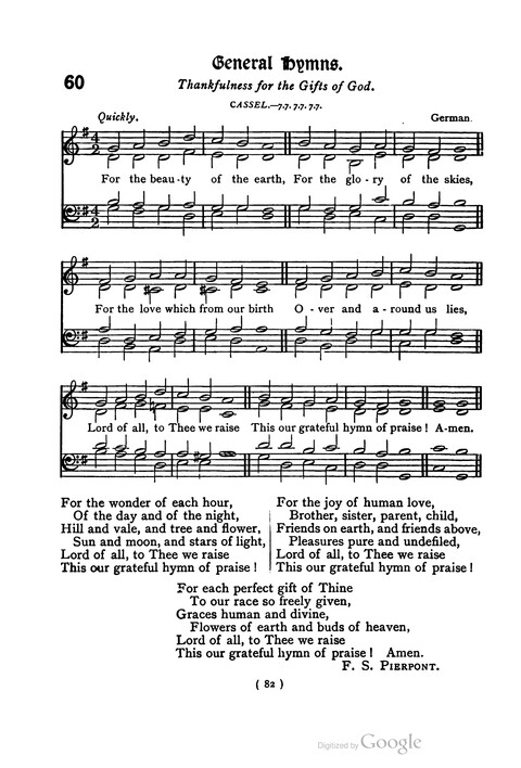 The Day School Hymn Book: with tunes (New and enlarged edition) page 82