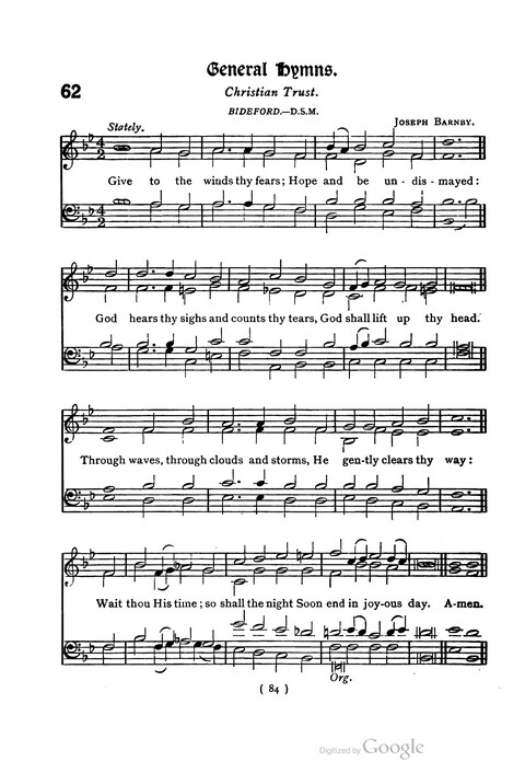 The Day School Hymn Book: with tunes (New and enlarged edition) page 84