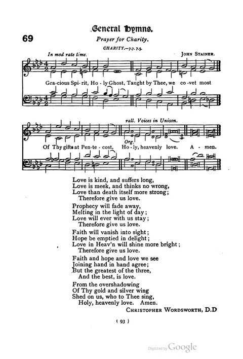 The Day School Hymn Book: with tunes (New and enlarged edition) page 93