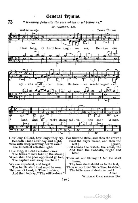 The Day School Hymn Book: with tunes (New and enlarged edition) page 97