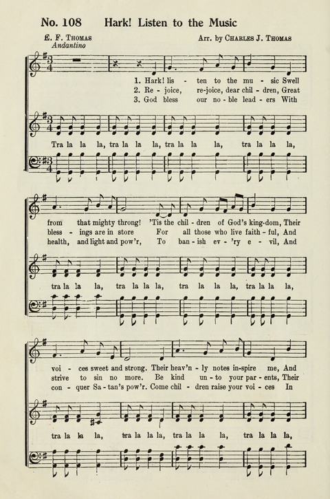 Deseret Sunday School Songs page 108