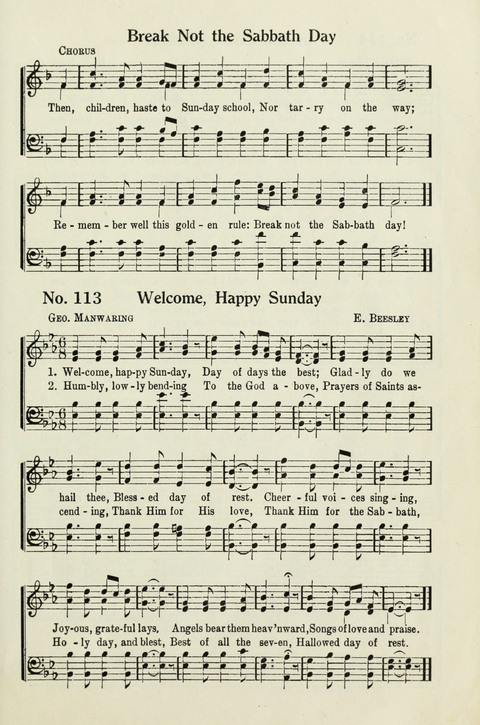 Deseret Sunday School Songs page 113