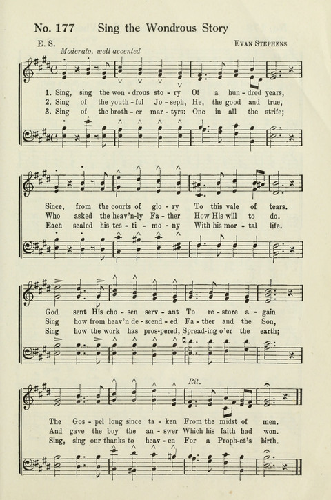 Deseret Sunday School Songs page 177