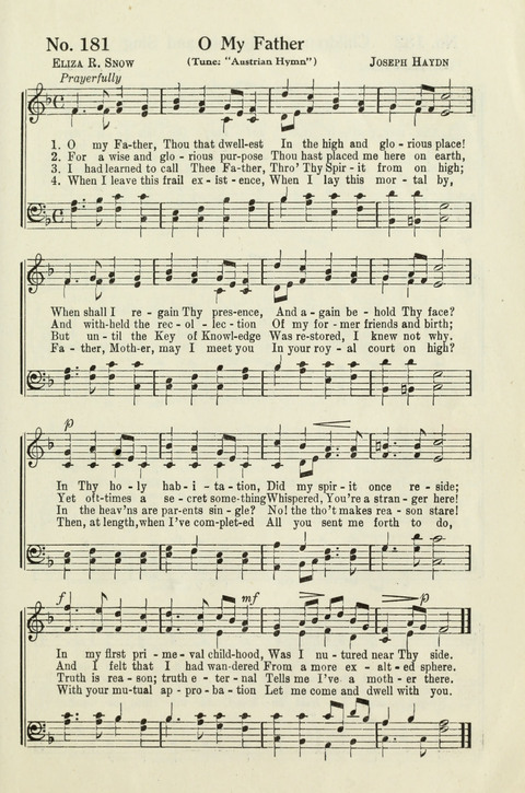Deseret Sunday School Songs page 181