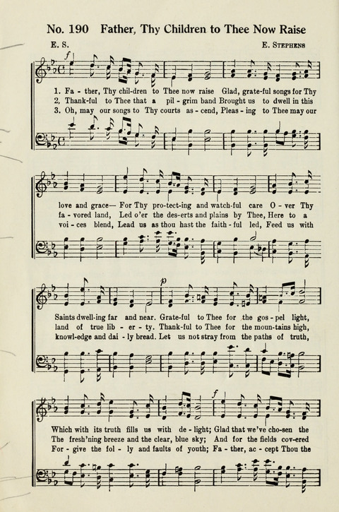 Deseret Sunday School Songs page 190