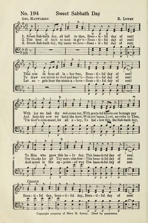 Deseret Sunday School Songs page 194