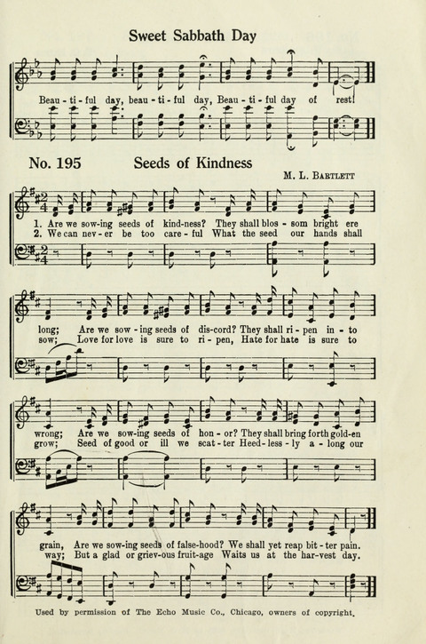 Deseret Sunday School Songs page 195