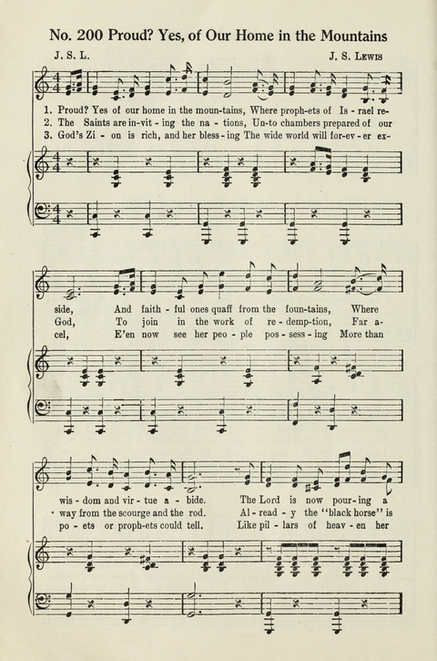 Deseret Sunday School Songs page 200