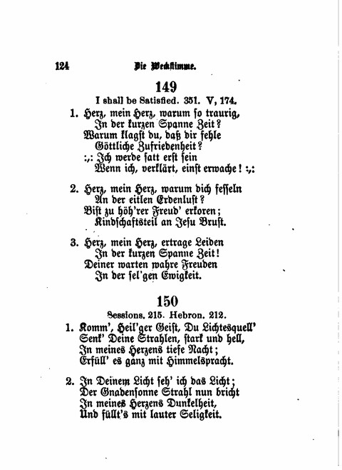 Die Weckstimme: Eine Sammlung geistlicher Lieder für jugendliche Sänger (8th ed.) page 122