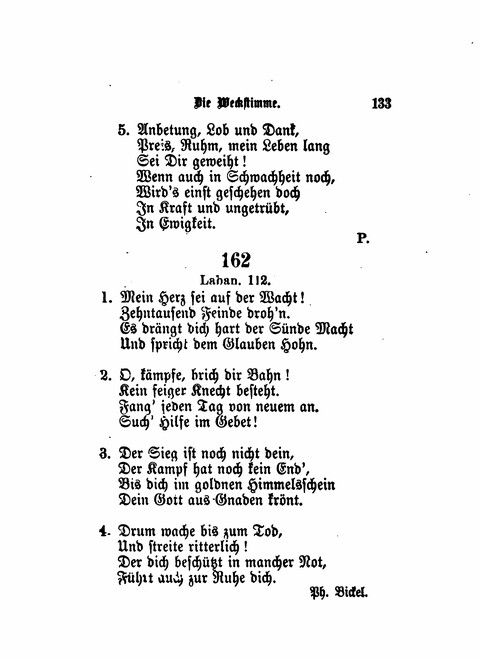 Die Weckstimme: Eine Sammlung geistlicher Lieder für jugendliche Sänger (8th ed.) page 131