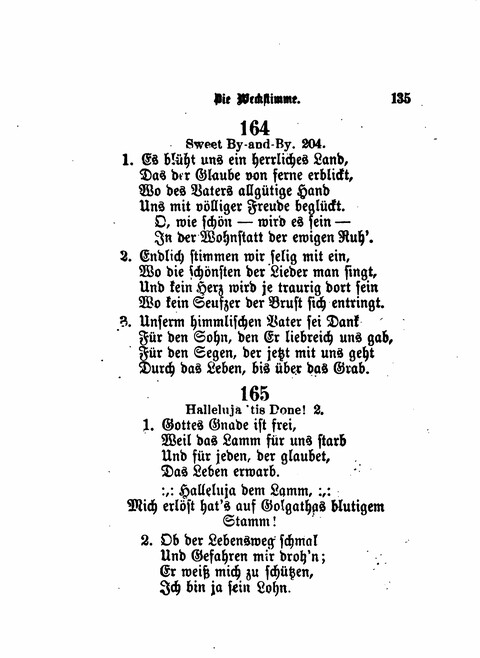 Die Weckstimme: Eine Sammlung geistlicher Lieder für jugendliche Sänger (8th ed.) page 133