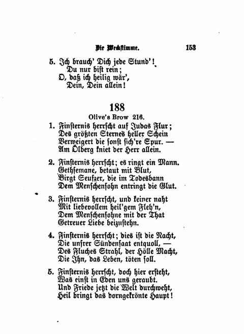 Die Weckstimme: Eine Sammlung geistlicher Lieder für jugendliche Sänger (8th ed.) page 151