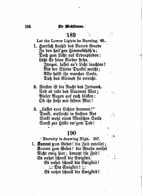 Die Weckstimme: Eine Sammlung geistlicher Lieder für jugendliche Sänger (8th ed.) page 152