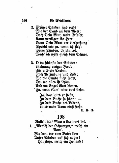 Die Weckstimme: Eine Sammlung geistlicher Lieder für jugendliche Sänger (8th ed.) page 158