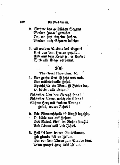 Die Weckstimme: Eine Sammlung geistlicher Lieder für jugendliche Sänger (8th ed.) page 160