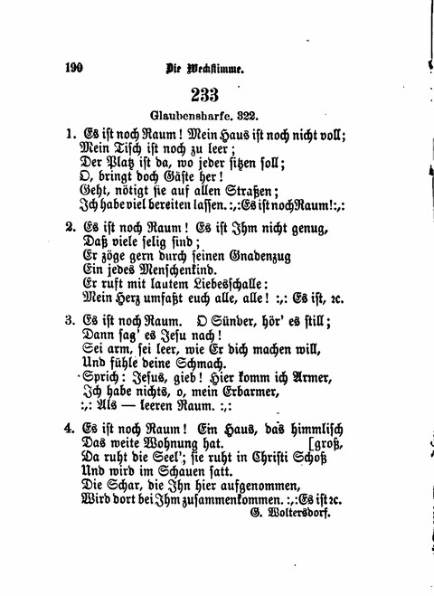 Die Weckstimme: Eine Sammlung geistlicher Lieder für jugendliche Sänger (8th ed.) page 188