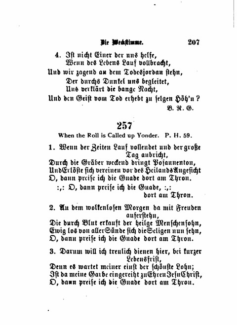 Die Weckstimme: Eine Sammlung geistlicher Lieder für jugendliche Sänger (8th ed.) page 205