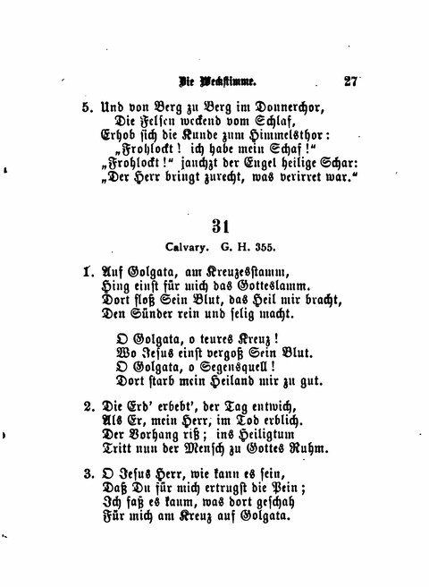 Die Weckstimme: Eine Sammlung geistlicher Lieder für jugendliche Sänger (8th ed.) page 25