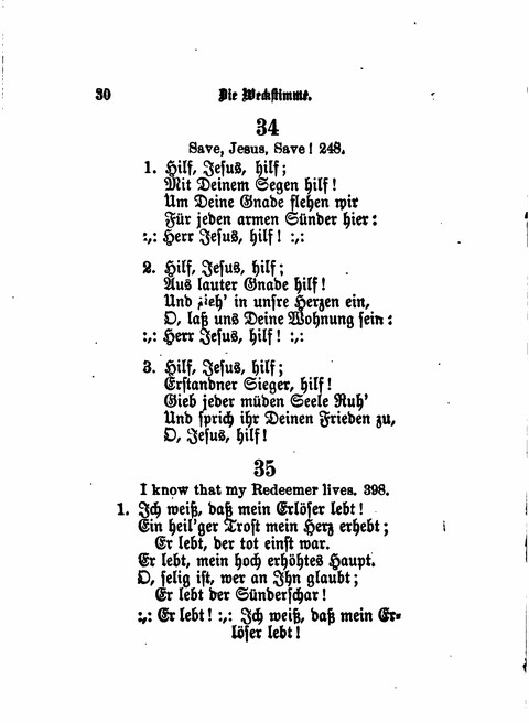 Die Weckstimme: Eine Sammlung geistlicher Lieder für jugendliche Sänger (8th ed.) page 28