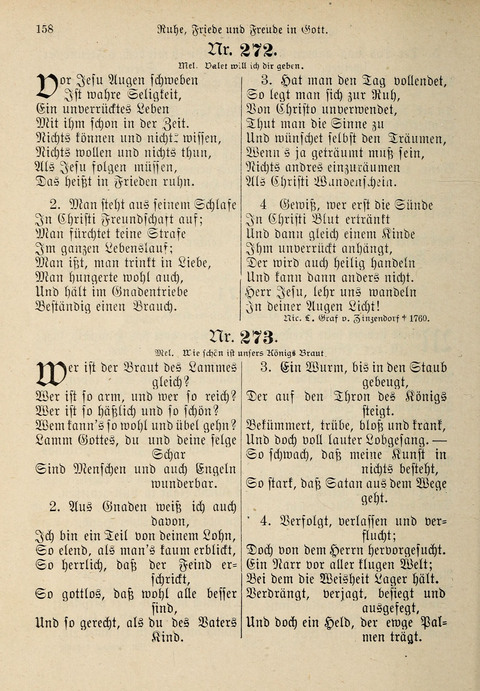 Evangelisches Gesangbuch: für die deutschen Congregational-Gemeinden von Nork-Amerika page 158