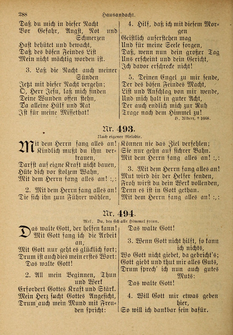 Evangelisches Gesangbuch: für die deutschen Congregational-Gemeinden von Nork-Amerika page 288